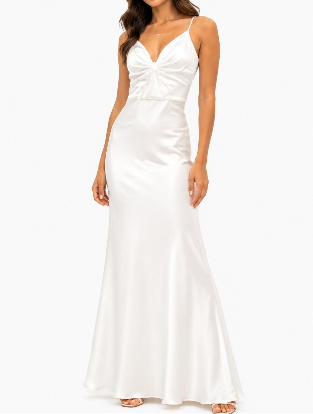 Morilee Bridesmaid Dress In White